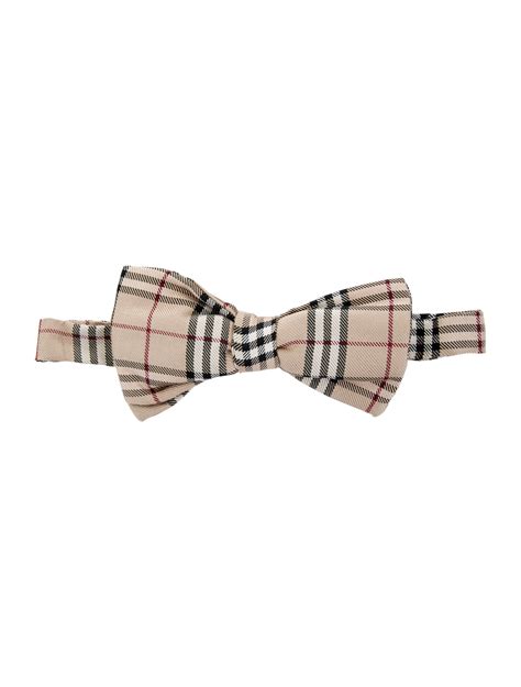 burberry check bow tie|Burberry bag charm.